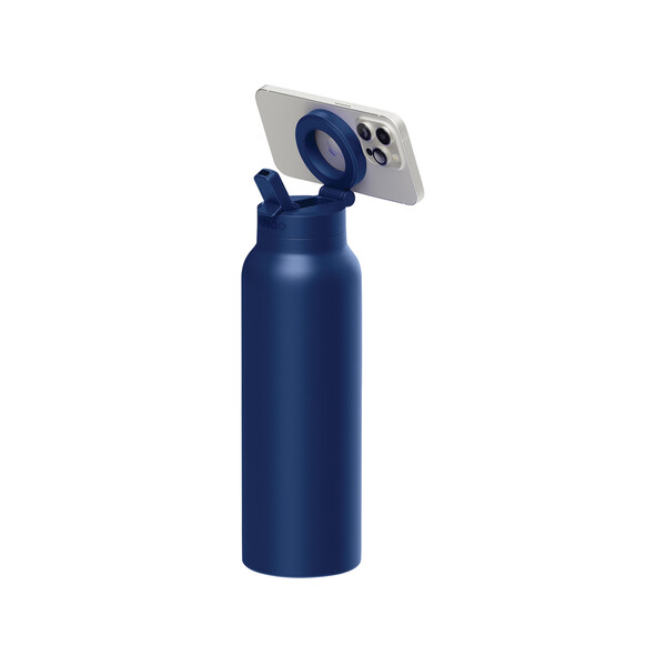Gourde 710ml avec support magnetique  RINGO Pro MagSafe® - Bleu