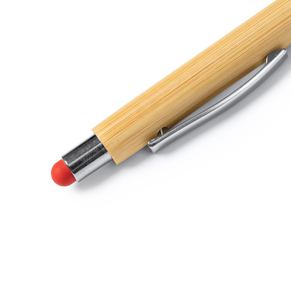 Pampa Bamboo Pen - White / BLUE INK