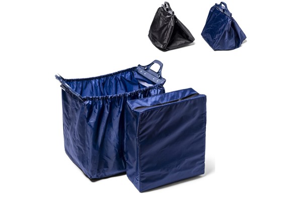 Lord Nelson BIG shopping bag with cooler pocket 41x33x28 cm - Blue