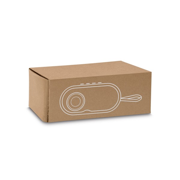 TILLY. Haut-parleur portable 3W avec 5h d'autonomie fabriqué en bambou et en ABS recyclé (100 % rABS)