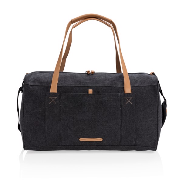 Xd Collection platnena vikend torba 460x220x265 mm - Črna