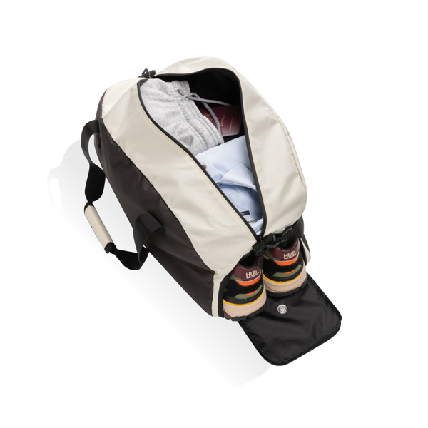 Kazu vikend torbica rPET, 50x23x25,5 cm - Izrazito bela barva