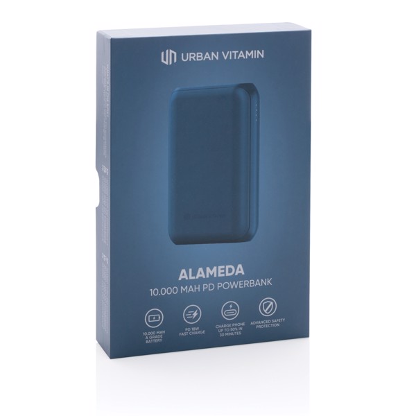 Powerbank 10.000 mAh 18W PD Urban Vitamin Alameda - Bleu