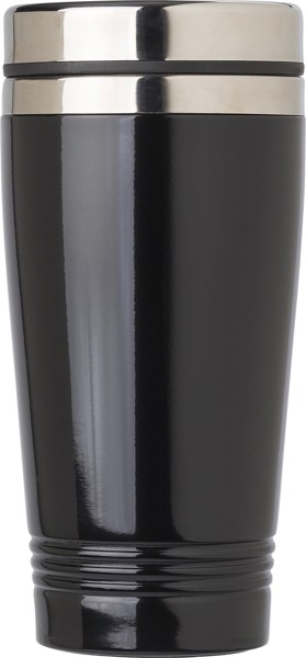 Drinking mug Velma | Stainless steel | Double-walled - black