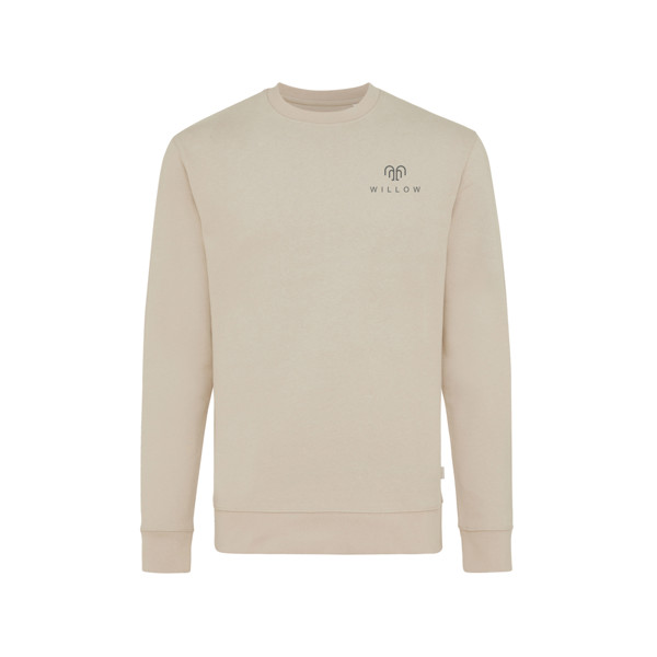Sweater à col rond en coton recyclé Iqoniq Zion - Desert / XS