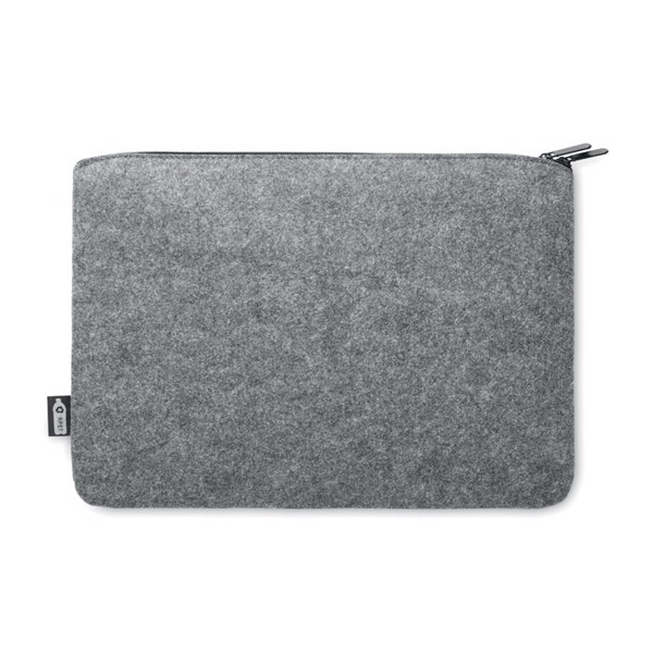 Toplo laptop bag RPET felt, 14 inch - Grey