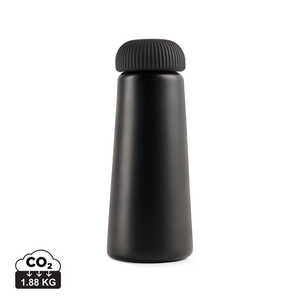 VINGA Erie RCS steel vacuum bottle 450 ML - Black