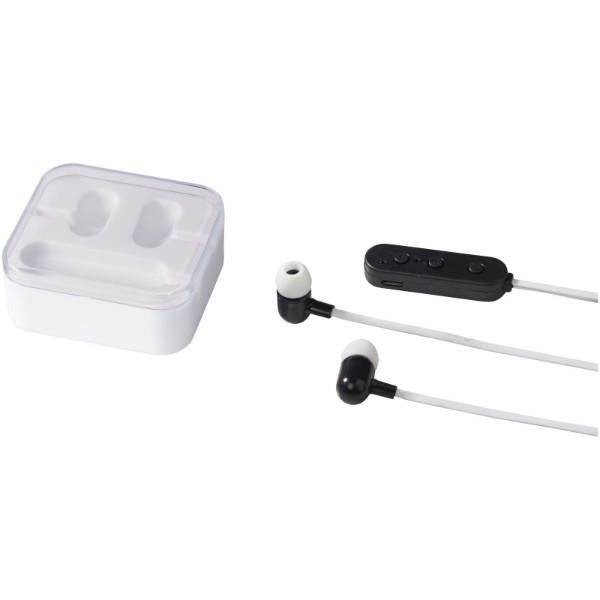 Colour-pop Bluetooth® earbuds - White