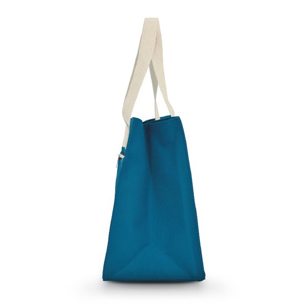 SAC SHOPPING 6 BOUTEILLES - Gris