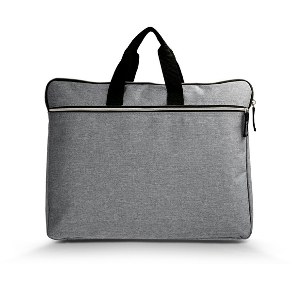SACOCHE PORTE-DOCUMENT ET ORDINATEUR PORTABLE - Gris chine