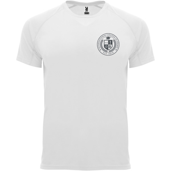 T-shirt Bahrain en maille piquée à manches courtes pour homme - Blanc / 2XL