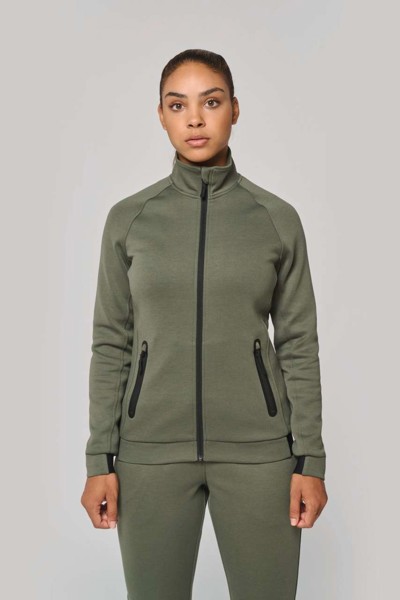 Ladies' High Neck Jacket - Black / S