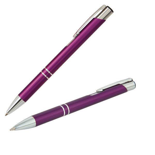 Stylo Crosby Mat - Violet / Jet d’encre 4 couleurs