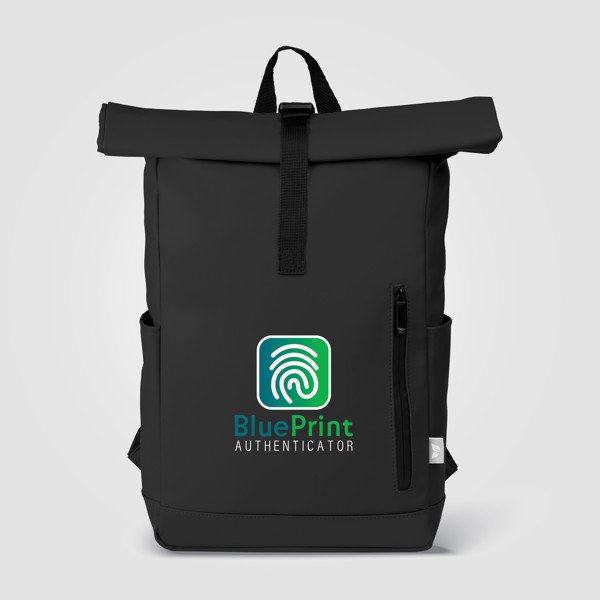1 lot de 30 sacs à dos . Malmö - Sac à dos Rolltop recyclé imperméable Goldstar/ Goodpens - Noir 