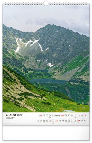 Notique Nástenný Kalendár Tatry 2027, 33 x 46 cm