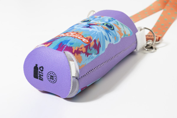 Rpet Can Cooler PrintCan Carry, Sleek-Type - White