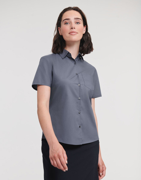 Ladies' Poplin Shirt - White / M (38)