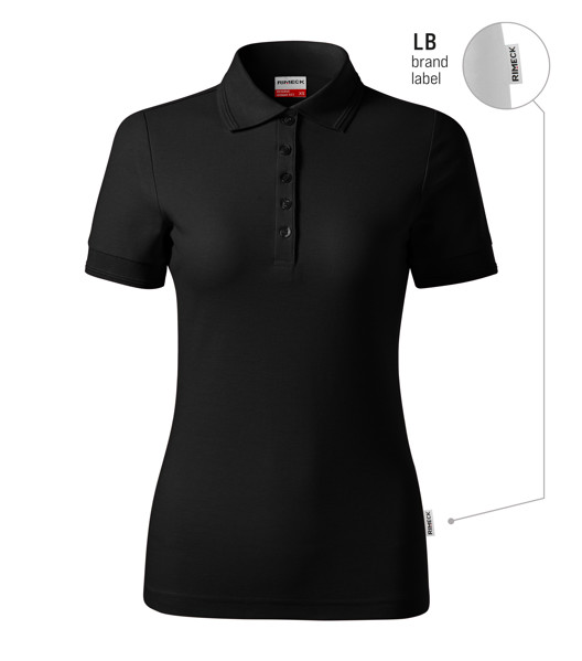 Polokošile Dámská Rimeck® Reserve - Černá 01 (Brand Label) / S
