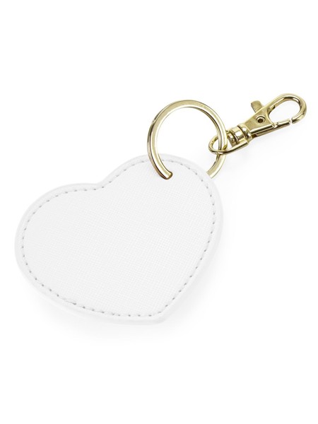 Boutique Heart Key Clip - Soft White