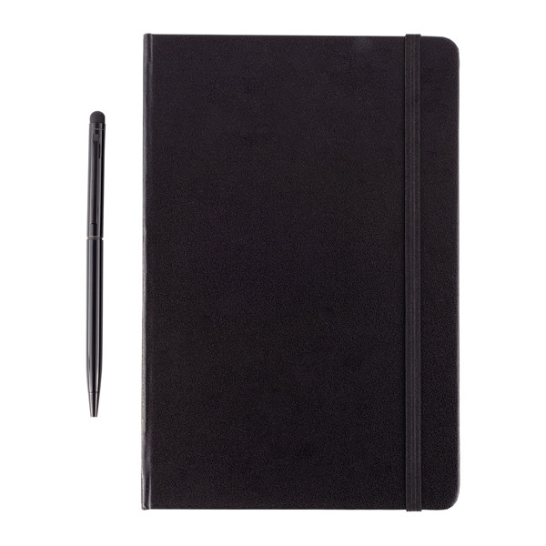 Abrantes notepad & pen set - Black