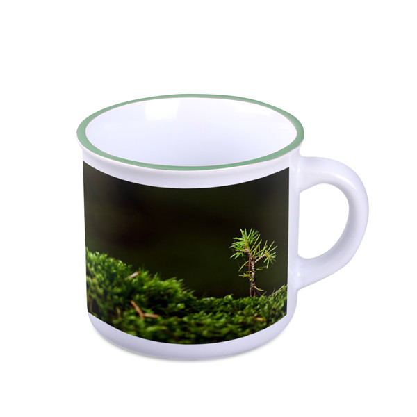 Loft Art keramična skodelica, 320 g - Zelena