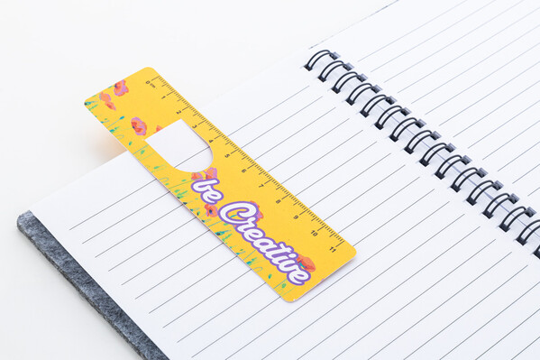 Individuelles Lesezeichen aus Papier Bamler