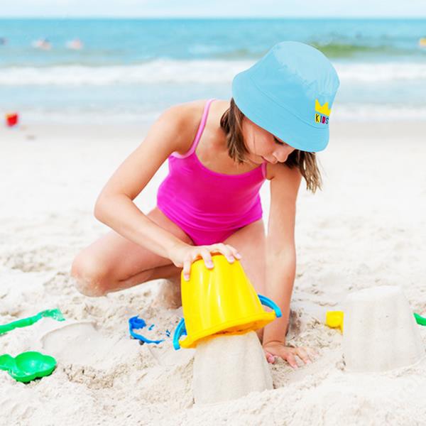 Panamá Para Criança De Algodão - Branco