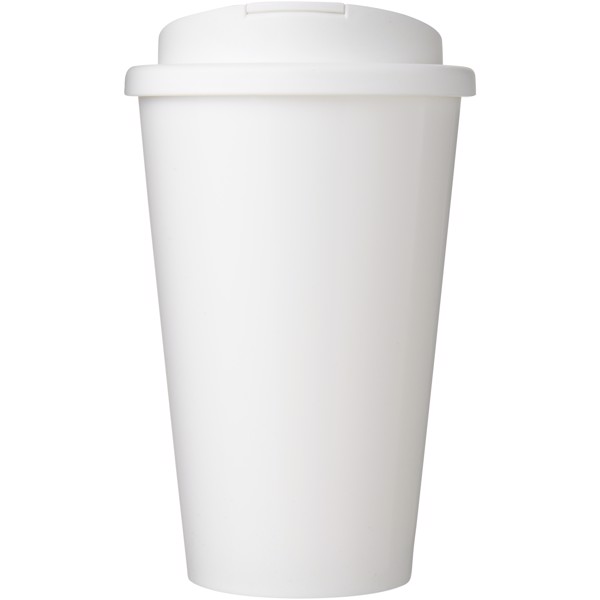 Brite-Americano® 350 ml tumbler with spill-proof lid - White