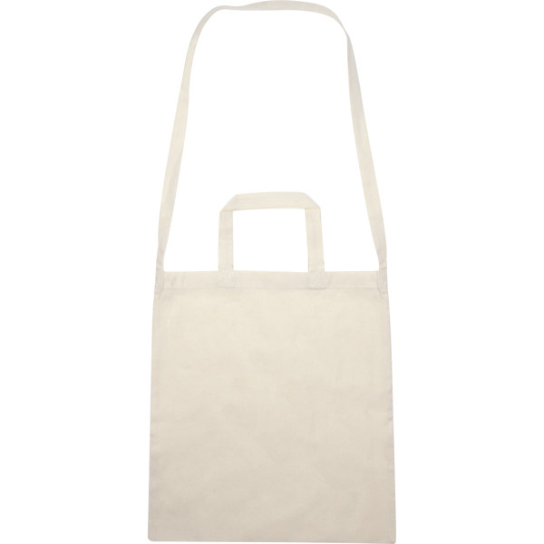 Cotton bag with 3 handles ABIGAIL - White