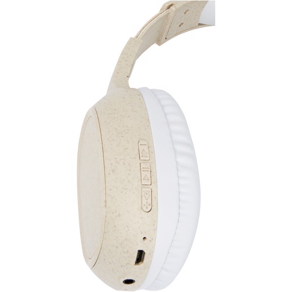 Casque Bluetooth® Riff en paille de blé avec microphone