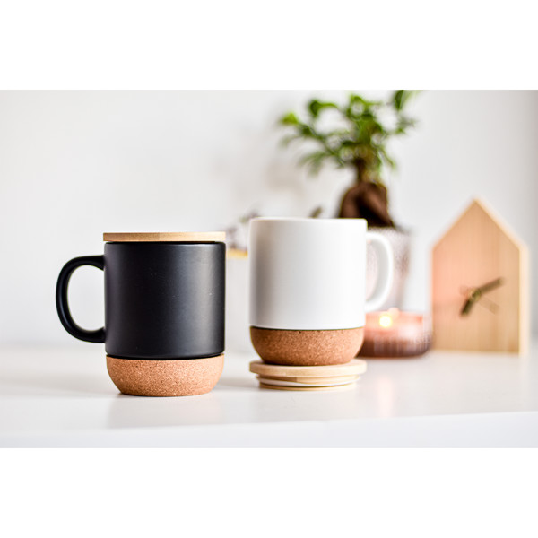 400 ml Giulia ceramic mug - Black