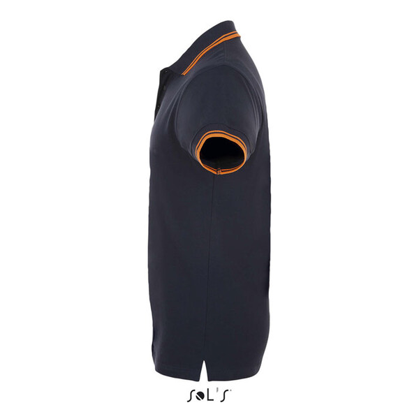 PASADENA pólo homem 200g Pasadena Men - French Navy / Laranja NéonXL