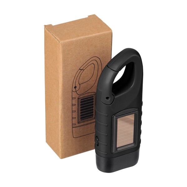 Solar torch Kano | Recycled - black
