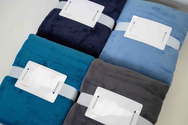 Olima Coral Fleece Blanket - Pale Seafoam