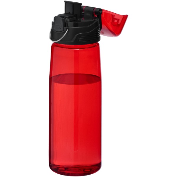 Sportovní láhev Capri - Transparentní červená