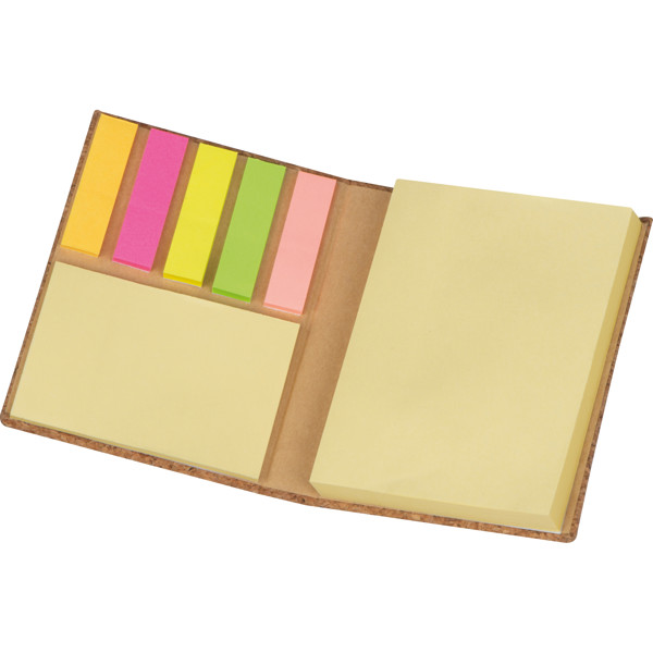 LORETTA Korkový poznámkový blok - Beige
