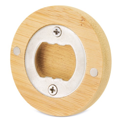 BAMBOO OPENER WITH MAGNET "SKOL"