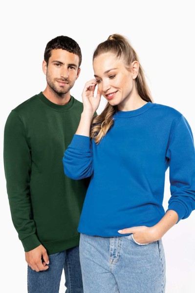 Unisex Crew Neck Sweatshirt - Light Royal Blue / 2XL