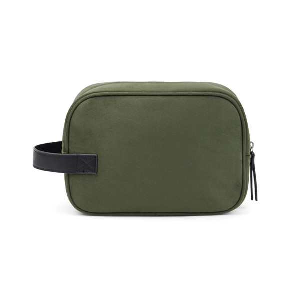 VINGA Trousse de toilette en polyester recyclé RCS Marlow - Vert / Noir