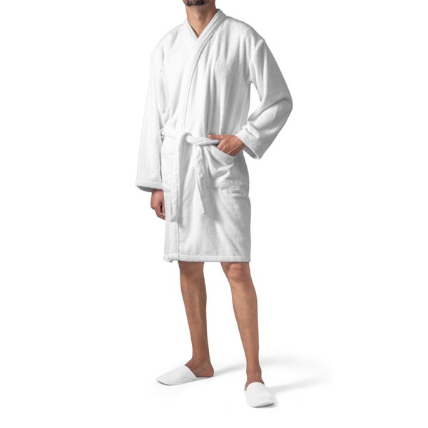 RUFFALO. Badekåbe (350 g/m²) fremstillet af bomuld (82%) og genbrugsbomuld (18%)