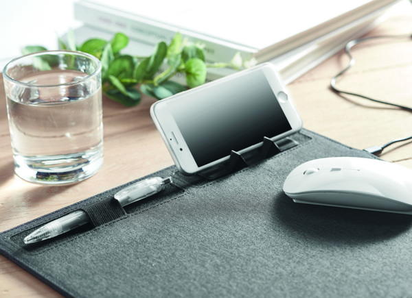 RPET mouse mat charger 15W Superpad