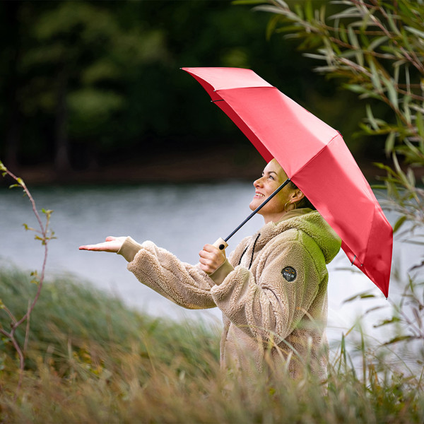 AC-Taschenschirm ÖkoBrella - Rot Ws