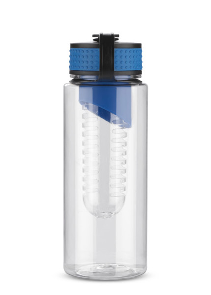Bidon z wkładem na owoce FRUGT 800 ml - Niebieski