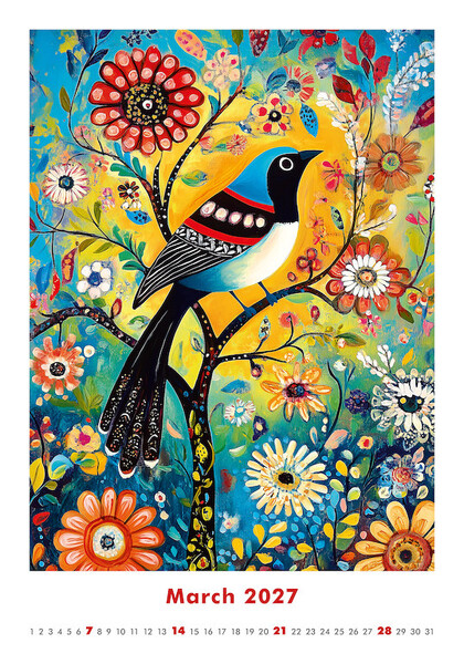 Calendar Art Naive