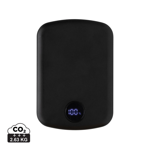 MagBoost RCS recycled plastic 5000 mah magnetic powerbank - Black