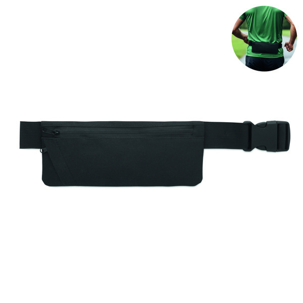 Sports waist bag 600D RPET Moderate