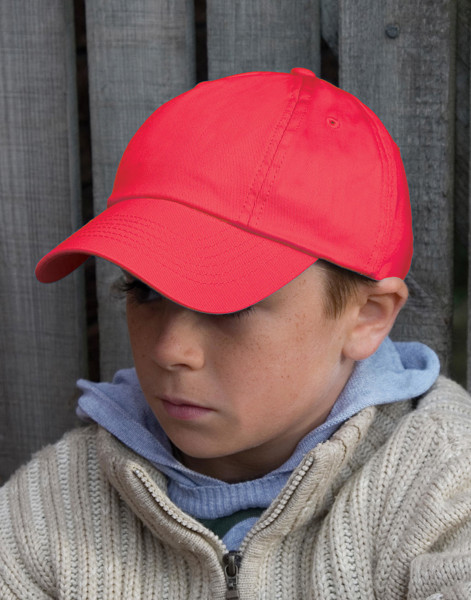 Junior Low Profil Cotton Cap - White / ONE SIZE