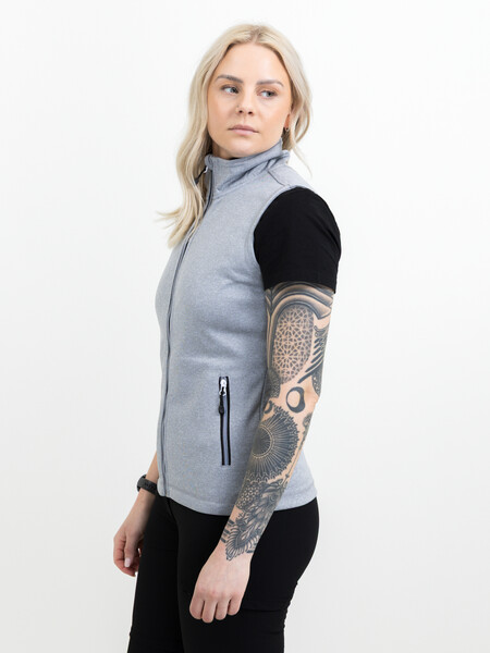 Printer Powerslide Vest Lady Grey Melange XS