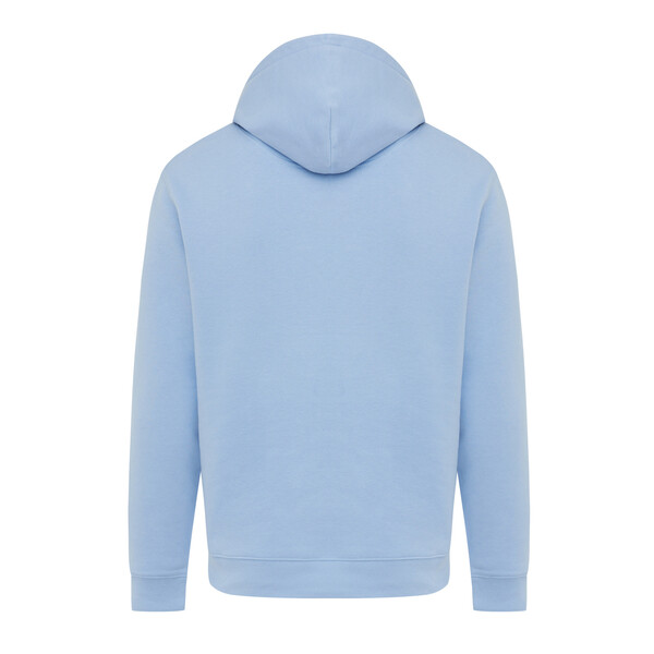 Mikina s kapucí IQONIQ Joshua z recyklované bavlny - Sky Blue / XL