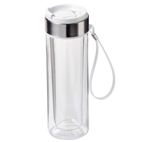 Water Bottle "Maverick" Tritan - White
